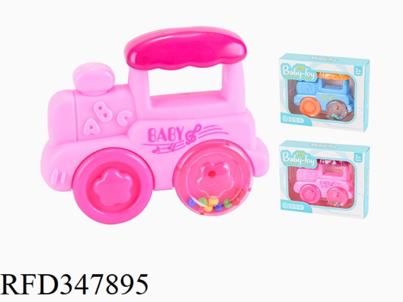 LIGHT AND MUSIC CAR (WITH BABY RATTLE)