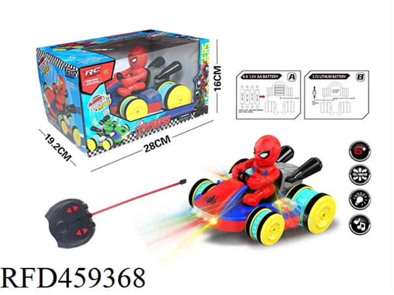 SPIDERMAN REMOTE CONTROL KART (CHARGING)