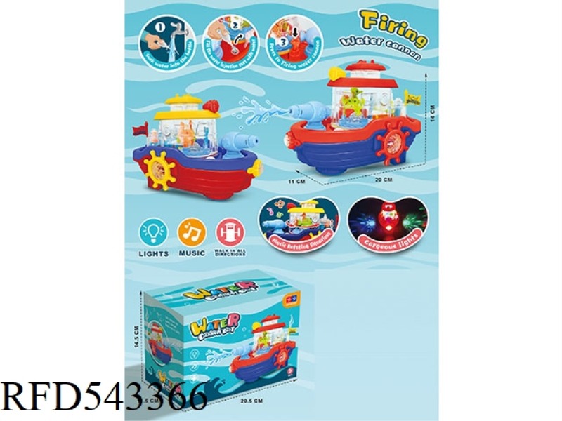 ELECTRIC WATER-JET CARTOON BOAT