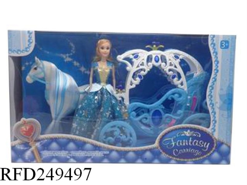 B/O PRINCESS WITH CARRIAGE