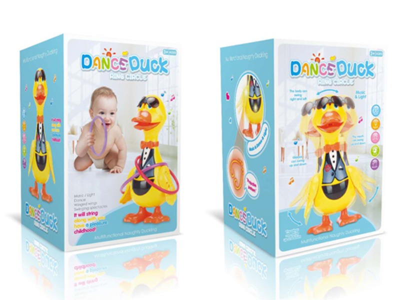 B/O FERRULE DANCE DUCK WITH LIGHT AND MUSIC
