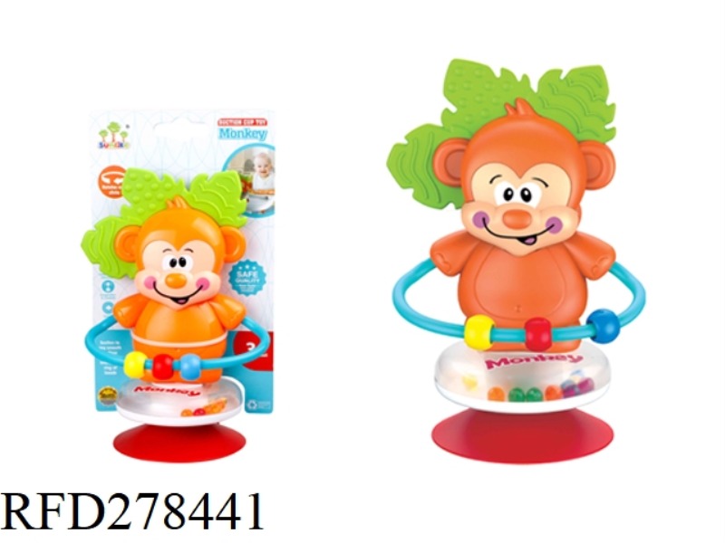 MONKEY SUCK DISC BABY RATTLE