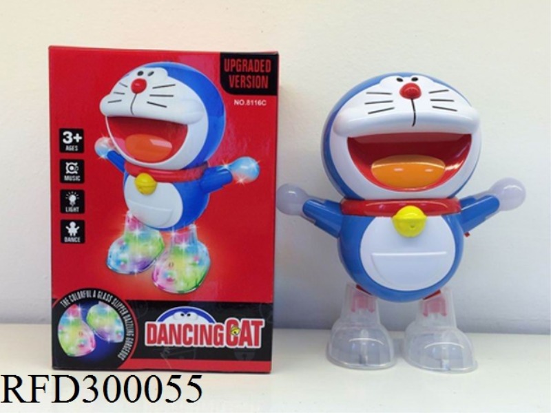 B/O DANCE CAT WITH LIGHT AND MUSIC