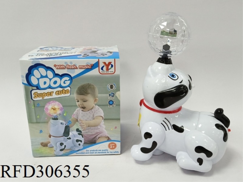 B/O BUMP&GO DOG WITH LIGHT AND MUSIC