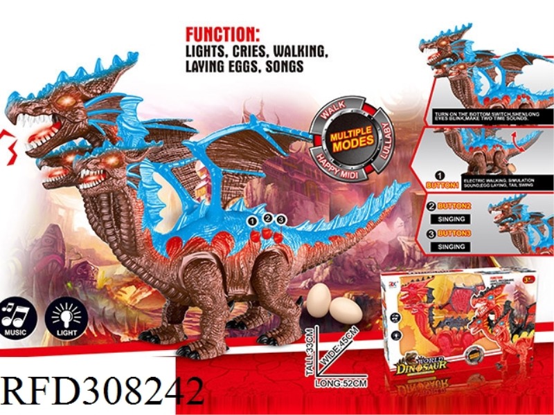ELECTRIC THREE HEADED DRAGON