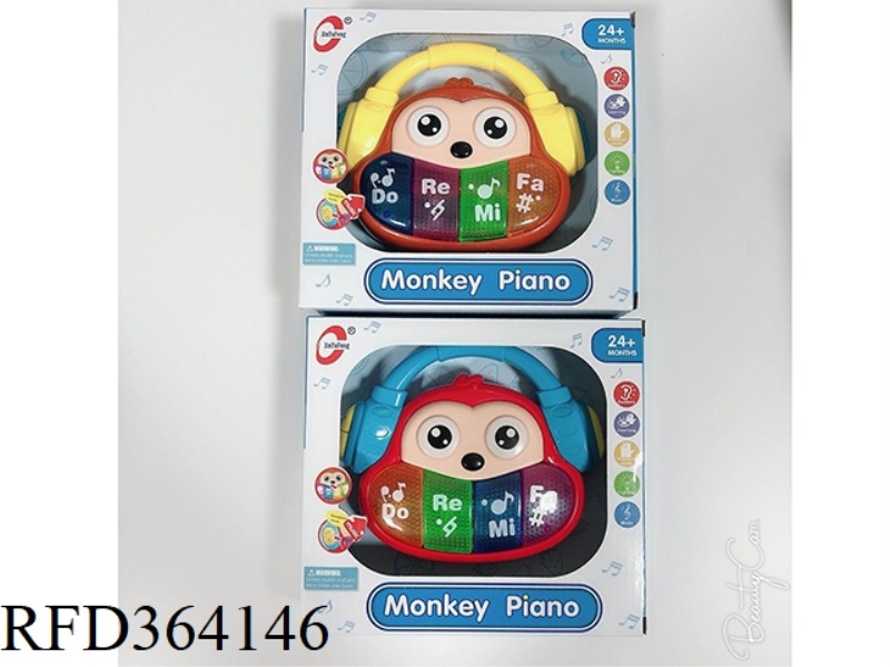 SOUND AND LIGHT HEADSET MONKEY