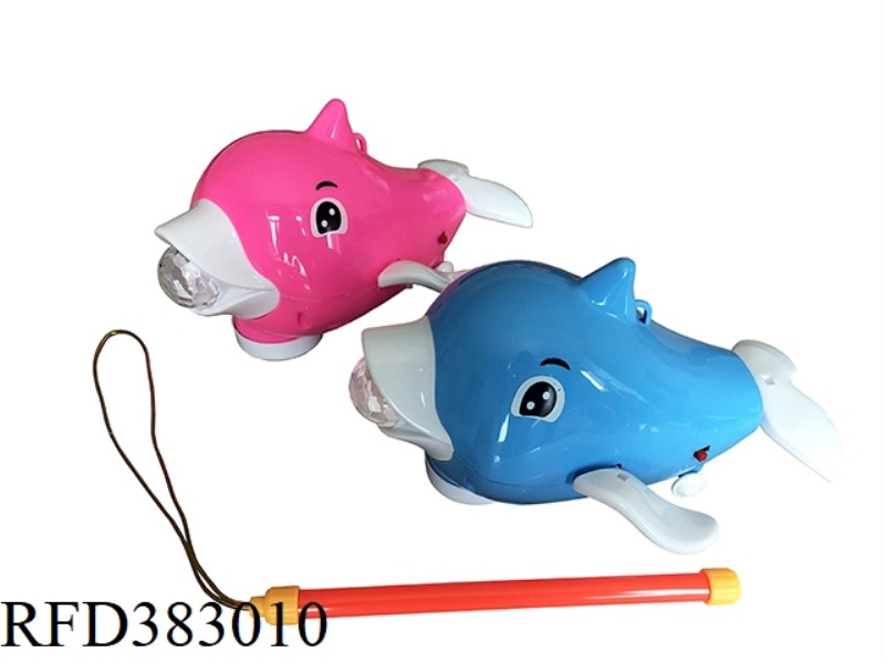 (LANTERN HANDLE) ELECTRIC UNIVERSAL SOUND AND LIGHT DOLPHIN