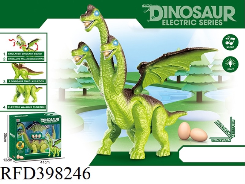 ELECTRIC THREE-HEADED EGG-LAYING BRACHIOSAURUS