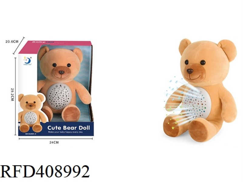 PLUSH BEAR DOLL/LIGHT MUSIC