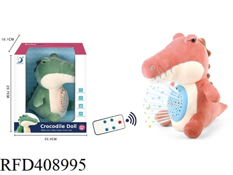 PLUSH CROCODILE/REMOTE CONTROL LIGHT MUSIC