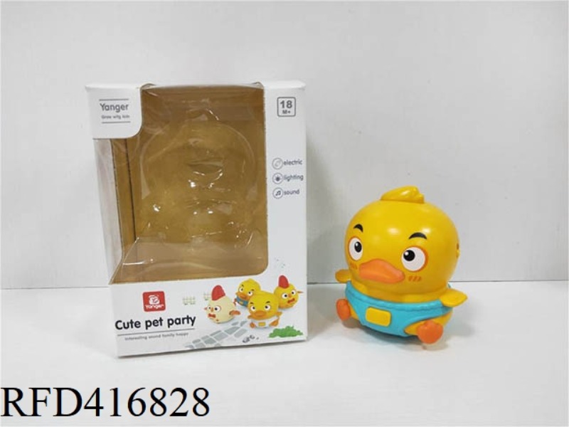 ELECTRIC UNIVERSAL DUCK WITH LIGHT AND MUSIC (2 COLORS MIXED)