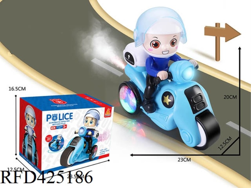 ELECTRIC STUNT SPRAY MOTORCYCLE