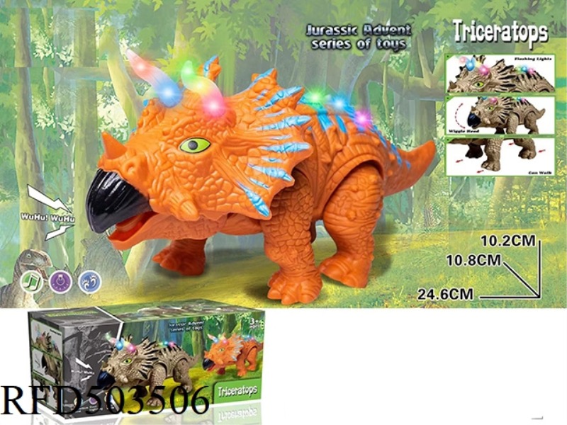 ELECTRIC REPTILIAN TRICERATOPS