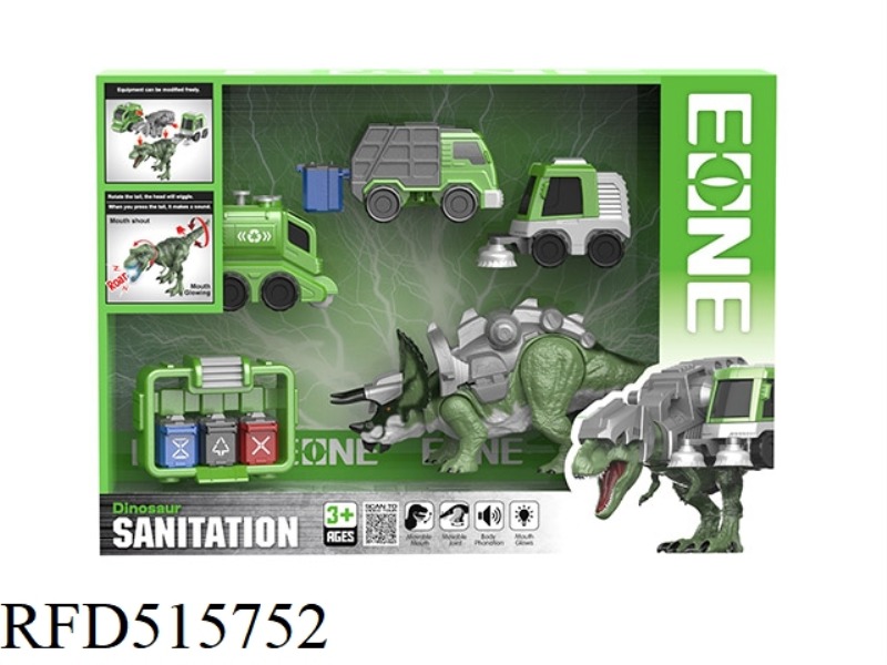 TRICERATOPS SANITATION TEAM 1 DRAGON 4 MATCH
