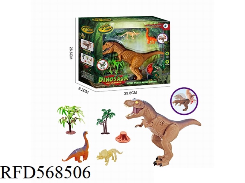 ELECTRIC DINOSAUR SET (HAND PRESS SIMULATED DINOSAUR - TYRANNOSAURUS REX)