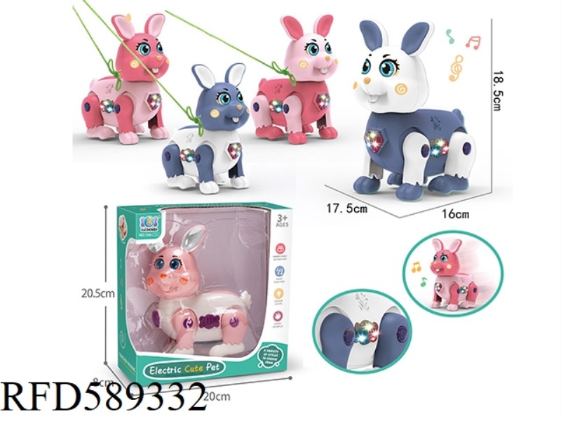 ELECTRIC WALKING CARTOON RABBIT