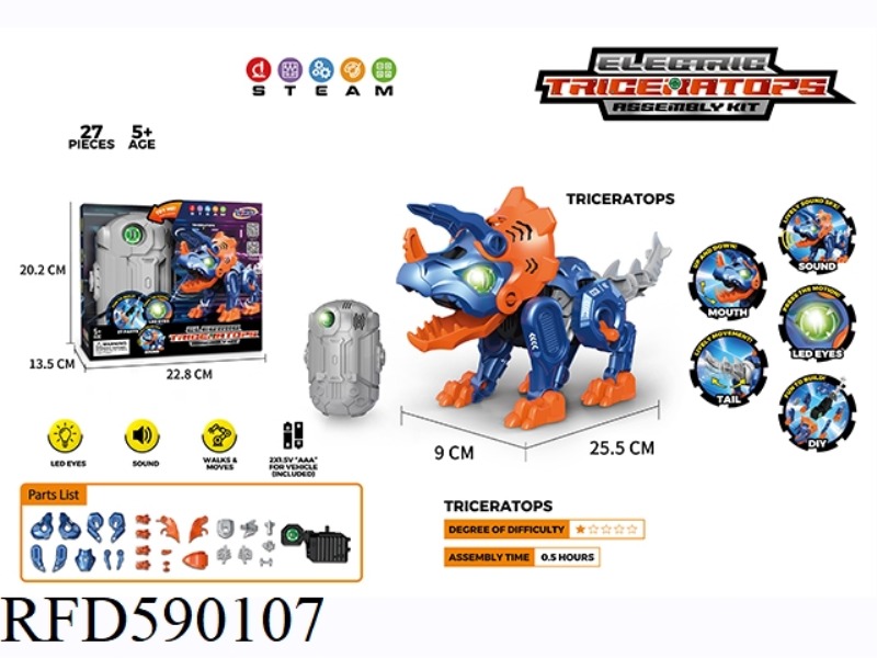 TRICERATOPS ELECTRIC LOOSE PACK VERSION