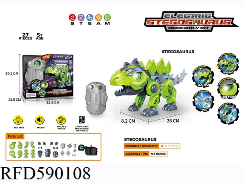 ELECTRIC STEGOSAURUS LOOSE PACK VERSION