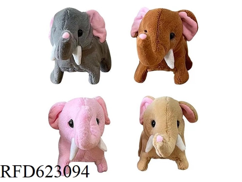 ELECTRIC PLUSH ELEPHANT