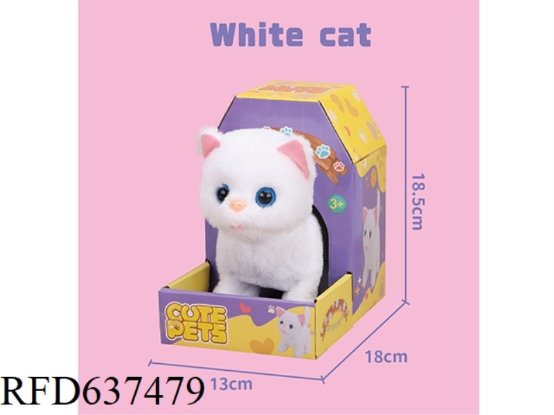 ELECTRIC PET WHITE CAT