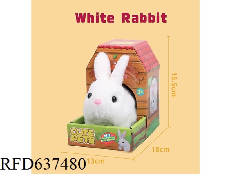 ELECTRIC PET WHITE RABBIT