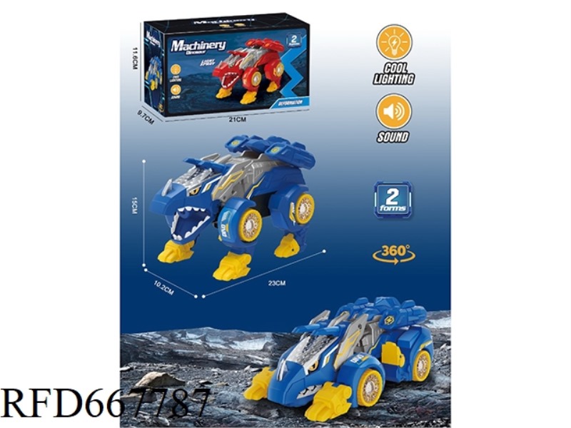 ELECTRIC UNIVERSAL DEFORMATION TRICERATOPS