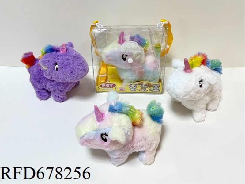 ELECTRIC PLUSH UNICORN SET