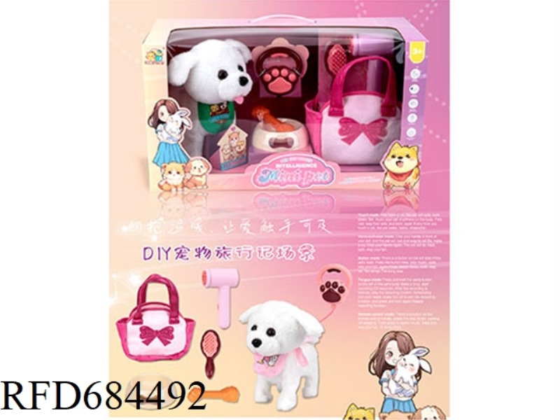 INTELLIGENT LEASH DOG: BICHON FRISE