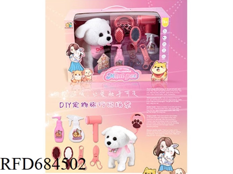 INTELLIGENT LEASH DOG: BICHON FRISE