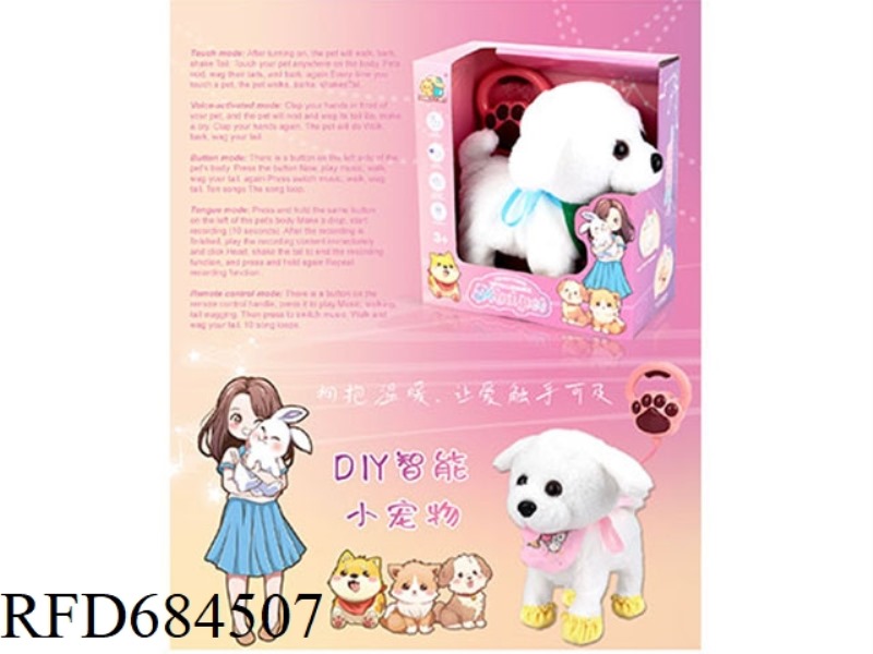 INTELLIGENT LEASH DOG: BICHON FRISE