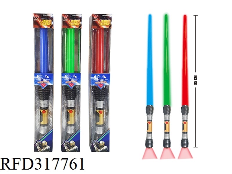 LIGHT AND SOUND TELESCOPIC SPACE SWORD