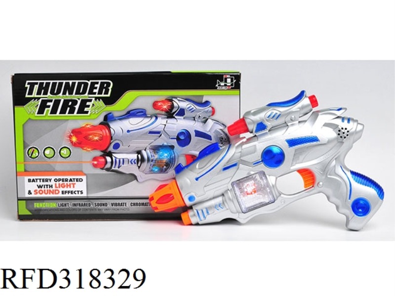 B/O SNOWFLAKE REVOLVER TELESCOPIC VOICE GUN
