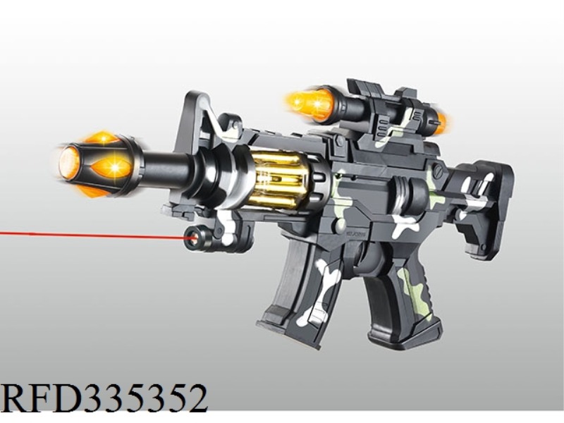 CAMOUFLAGE BELT INFRARED SUBMACHINE GUN