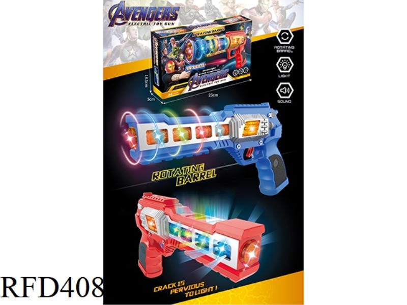 COLORFUL LIGHT MUSIC BURST GUN(BLUE/RED)