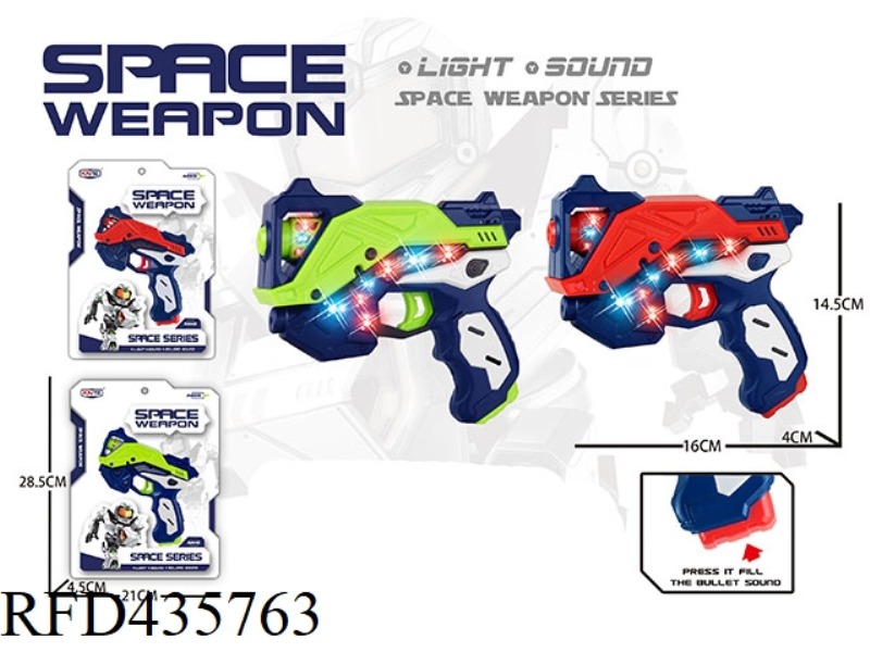 ACOUSTOOPTIC SPACE GUN