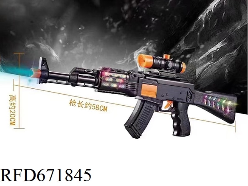 AK47 LIGHT AND MUSIC SUBMACHINE GUN