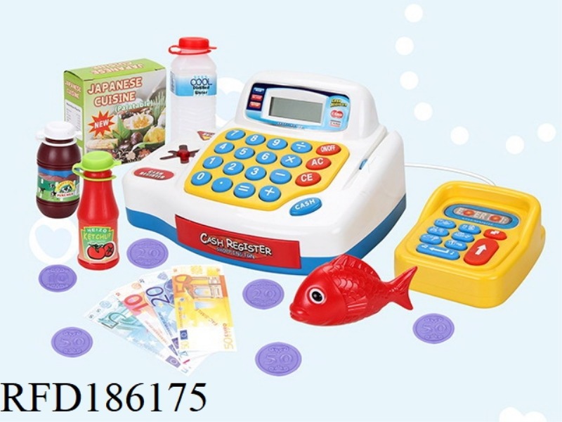 CASH REGISTER WITH LIGHT AND VOICE