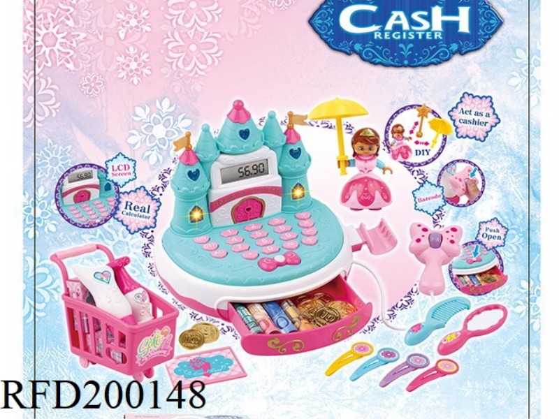 TOWER CALCULATE CASH REGISTER WITH LIGHT AND SOUND