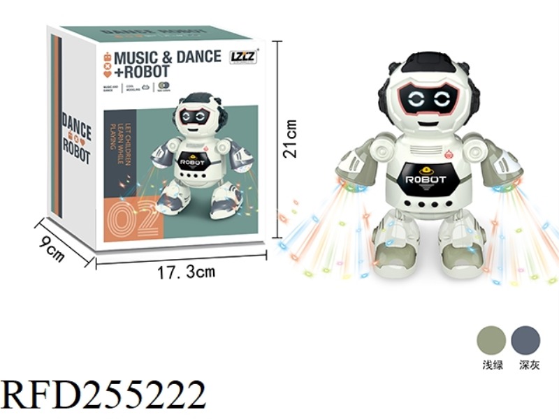 ELECTRIC DANCING LIGHT MUSIC ROBOT (2 COLORS MIXED)
