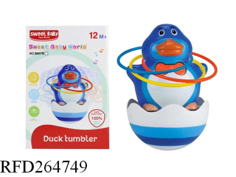 DUCK TUMBLER WITH MUSIC&LIGHT (WITH RING)