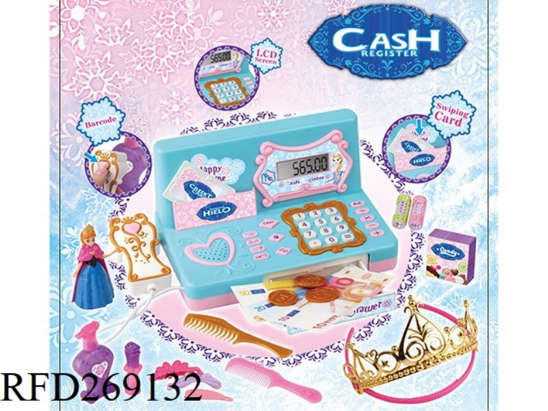 CASH REGISTER WITH LIGHT AND SOUND