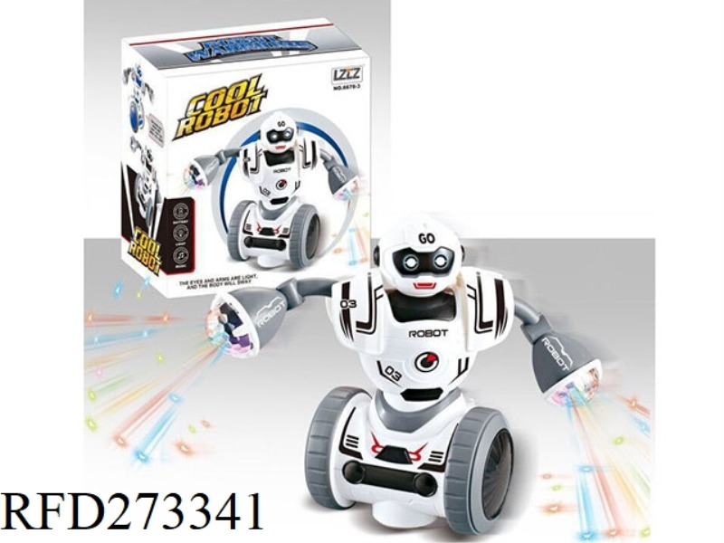 ELECTRIC UNIVERSAL BATTLE LIGHT MUSIC ROBOT (2 COLORS MIXED)