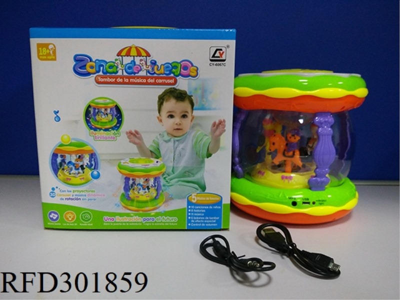 WHIRLIGIG PAT DRUM WITH WESTERN LANGUAGE IC