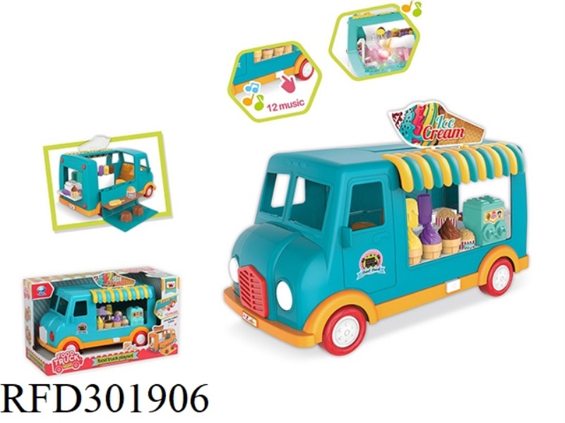 ICE CREAM FOOD TRUCK WITH LIGHT AND MUSIC