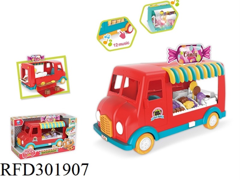 SWEETMEATS FOOD TRUCK WITH LIGHT AND MUSIC