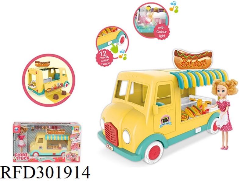 PIZZA HOT DOG FOOD TRUCK WITH 7