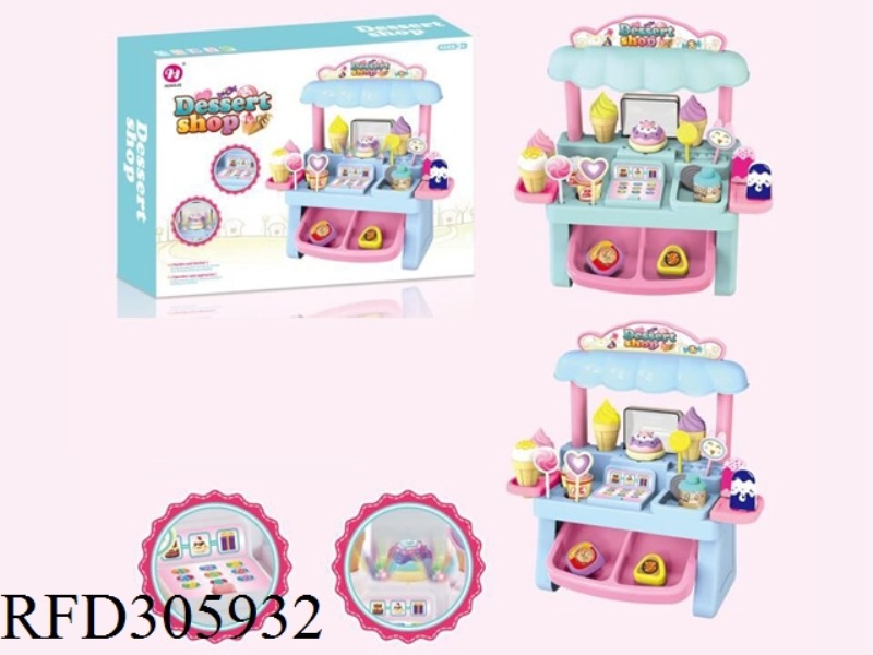 MINI ICE CREAM CART WITH LIGHT AND MUSIC