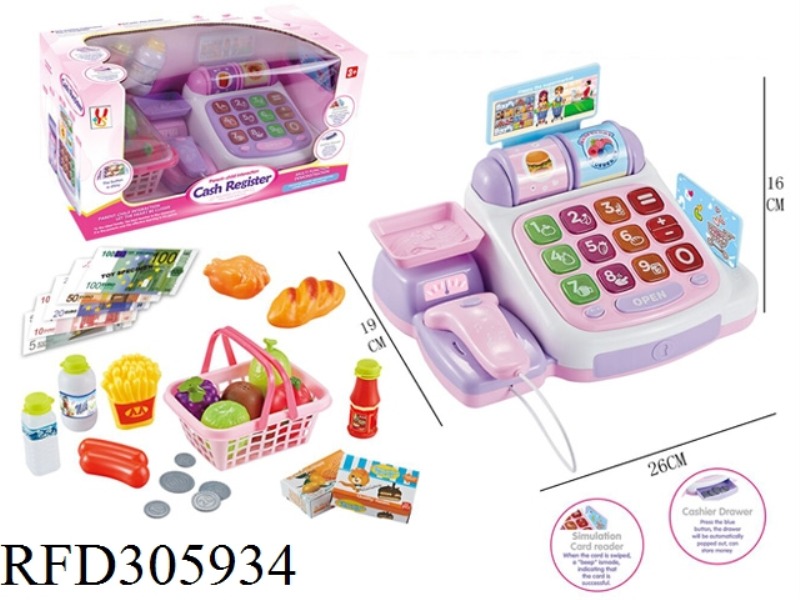B/O CASH REGISTER WITH LIGHT AND MUSIC(RED)