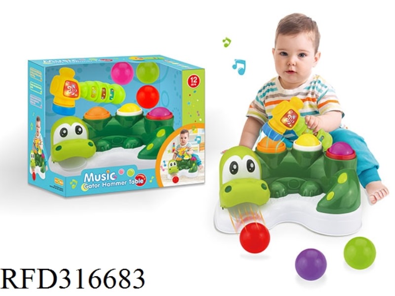 CARTOON CROCODILE HAMMER TABLE