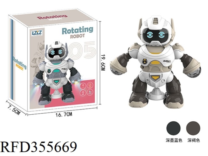 ELECTRIC ROTATING LIGHT MUSIC ROBOT (2 COLORS MIXED)